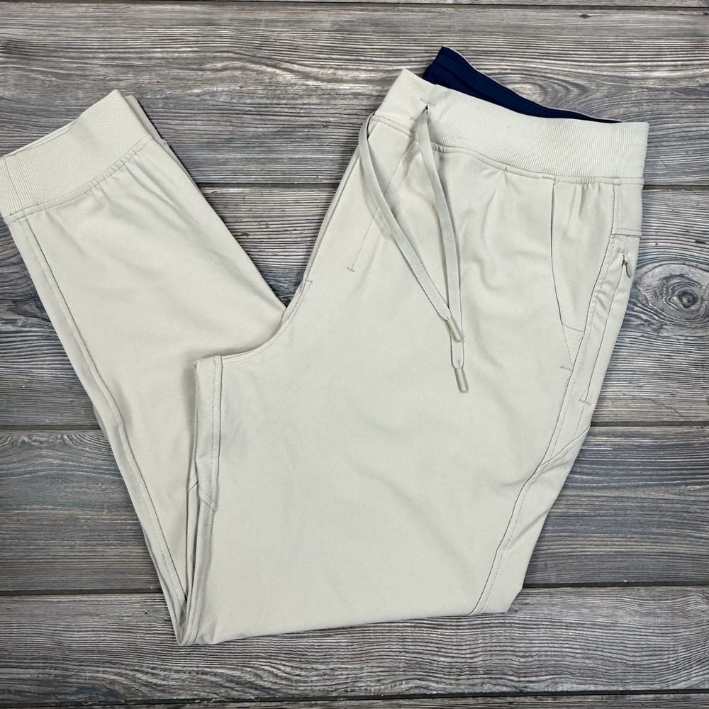 Birddogs Boom For Your Boomstick Men's Size XL Jogger Pants Beige Unlined NEW